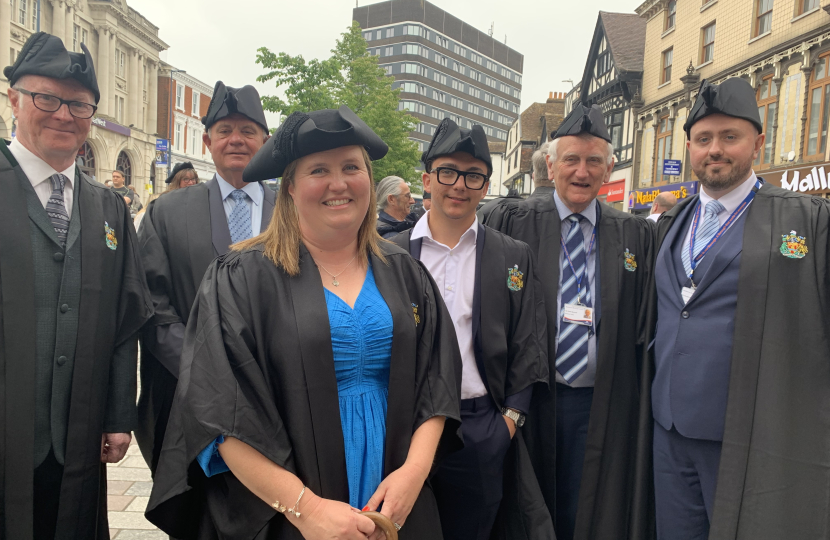 Conservatives outside Town Hall