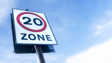 20mph sign