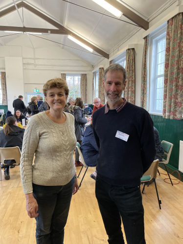 Cllr Val Springett at repair cafe